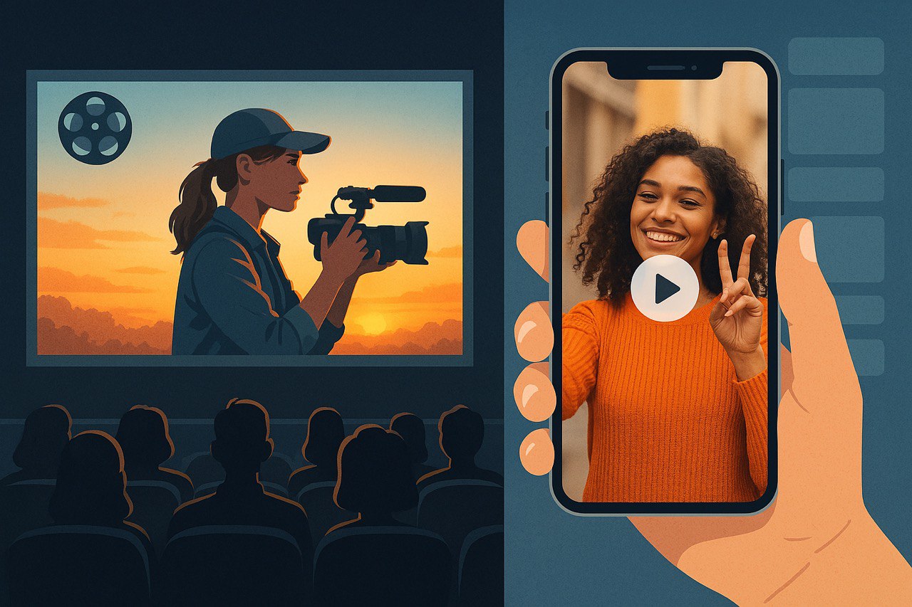 Del cine al celular: cómo el video vertical está transformando la narrativa audiovisual