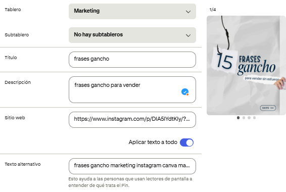 Seo pinterest