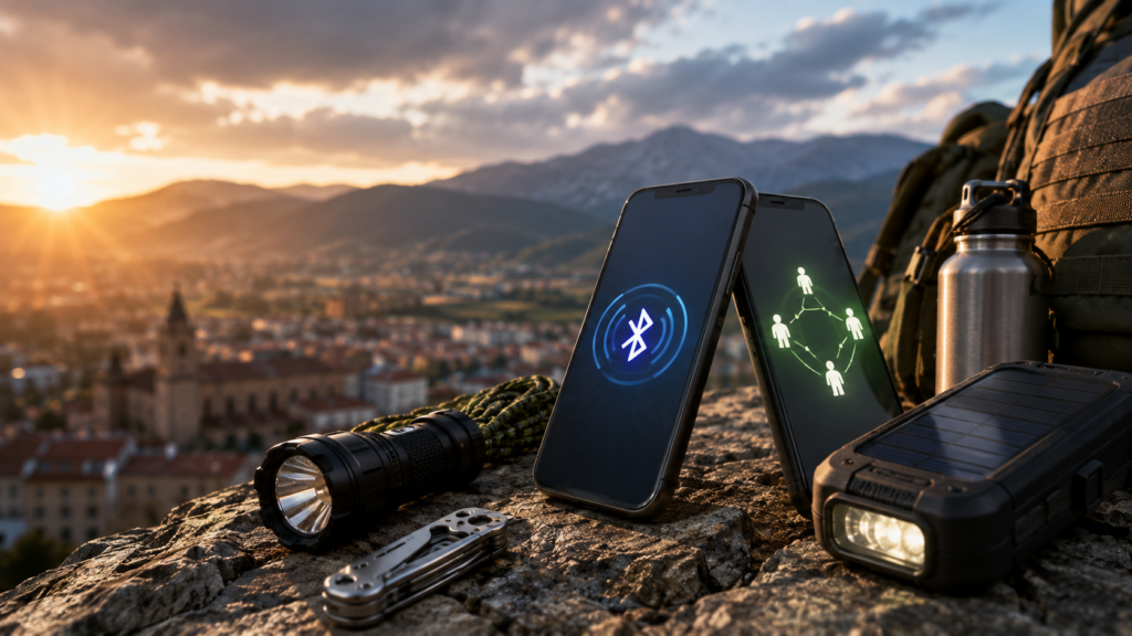 Comunicación sin Internet mediante Bluetooth y red mesh entre teléfonos móviles